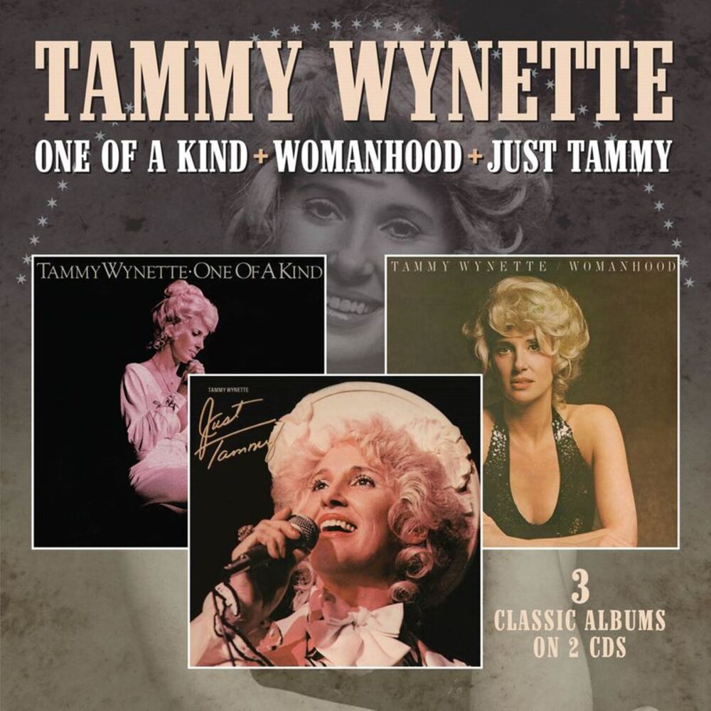 Tammy Wynette - One Of A Kind / Womanhood / Just Tammy  CD
